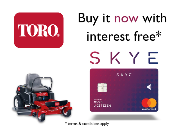 Toro Consumer Interest Free Promotion